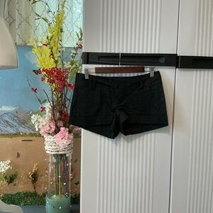 Chic Black High Waist Women's Shorts